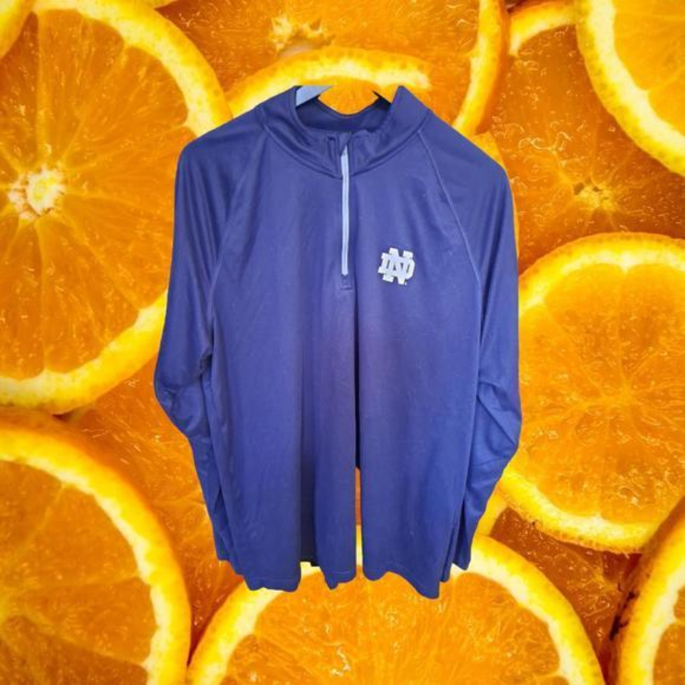 Under Armour 1/4 Zipper Notre Dame Pullover‎ Size XL